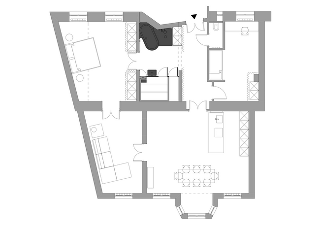 Apartament H+M - klasyka i nowoczesność