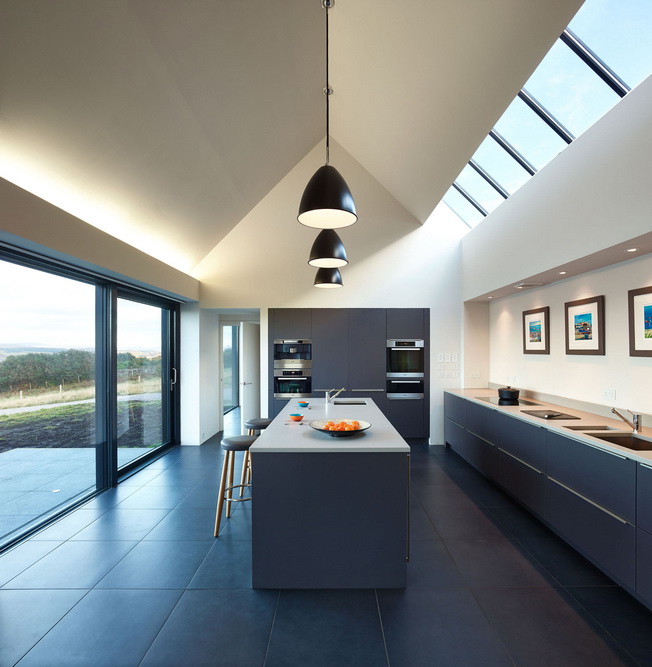 Prywatna rezydencja projektu Dualchas Architects na Wyspie Skye